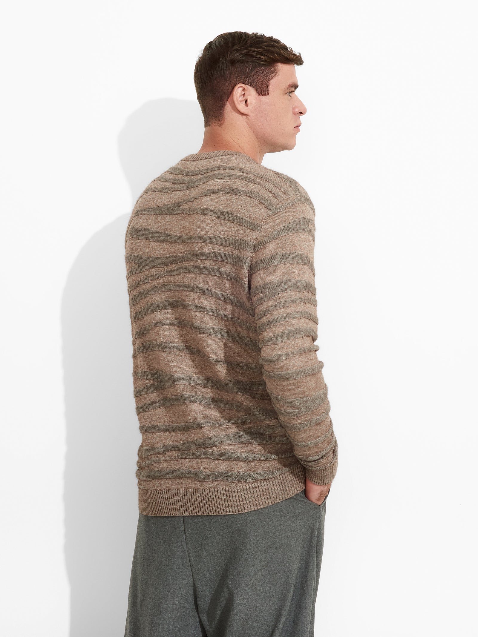 Suéter Zion De Algodón Color Gris