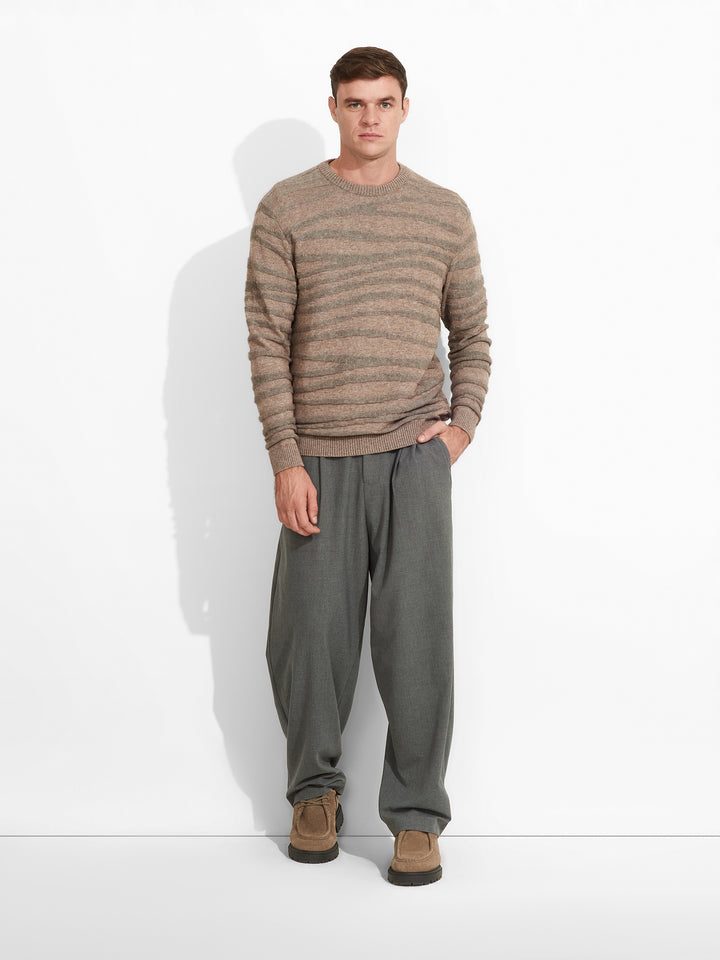 Suéter Zion De Algodón Color Gris