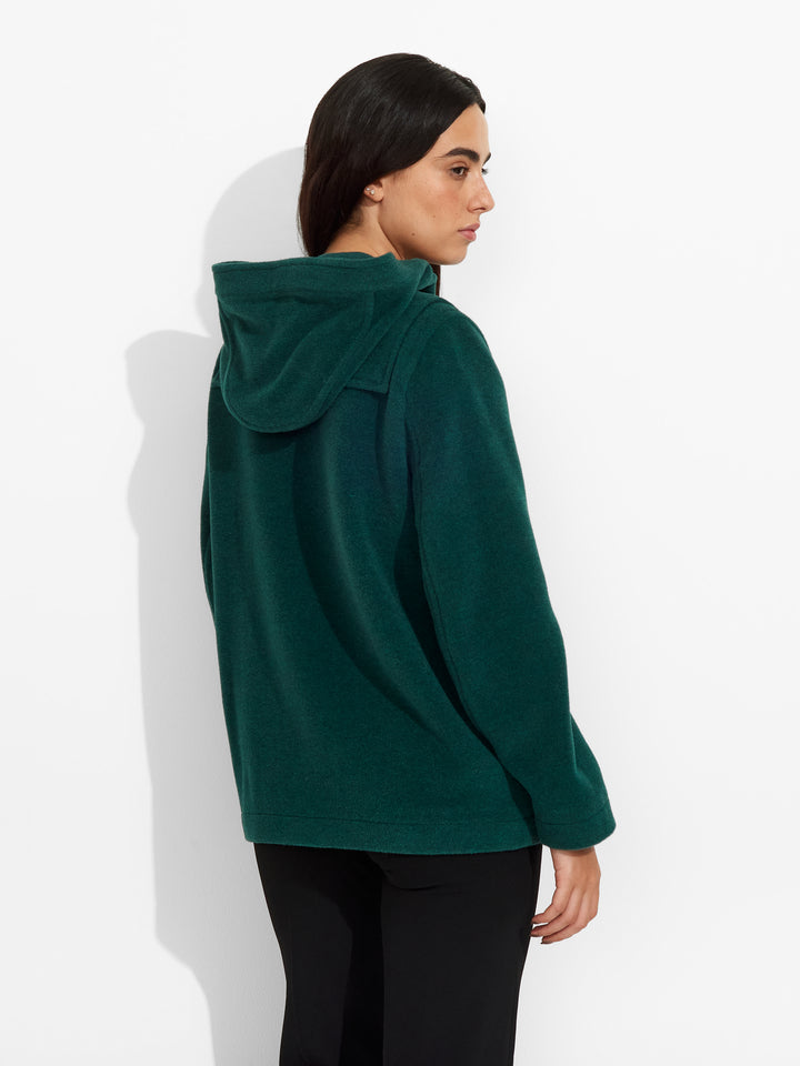 Saco Ziggy De Baby Alpaca Y Lana Color Verde