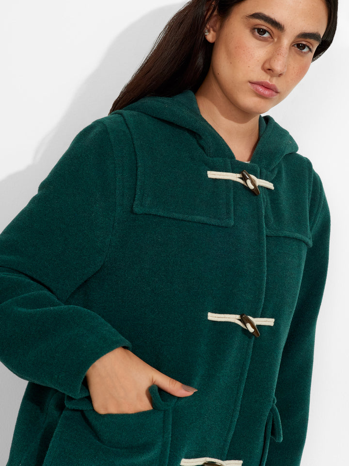 Saco Ziggy De Baby Alpaca Y Lana Color Verde