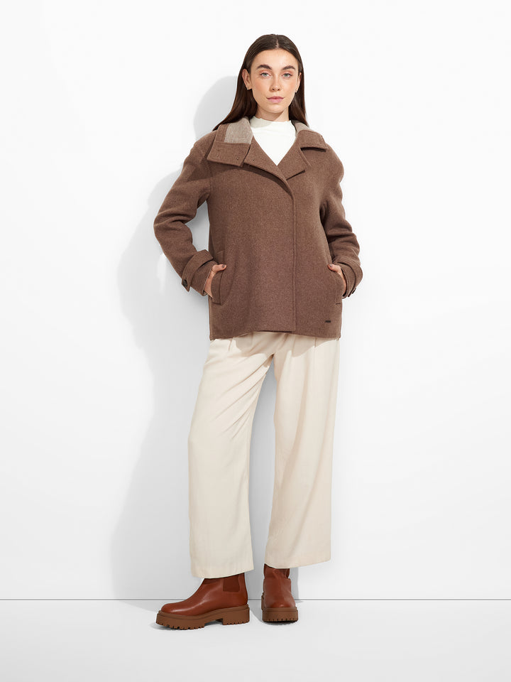 Saco Zazie De Baby Alpaca Color Beige