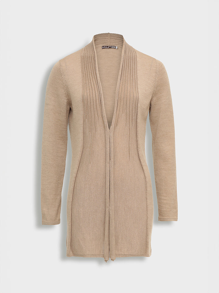 Kayla Cardigan From Royal Alpaca In Beige
