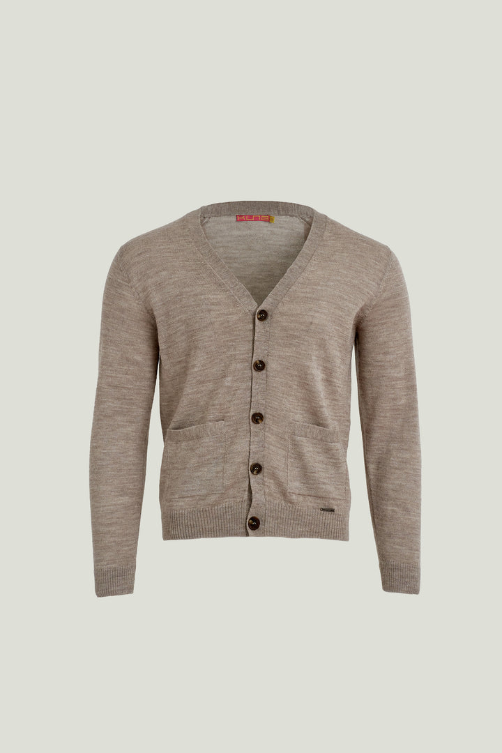 Antony Beige Baby Alpaca Cardigan