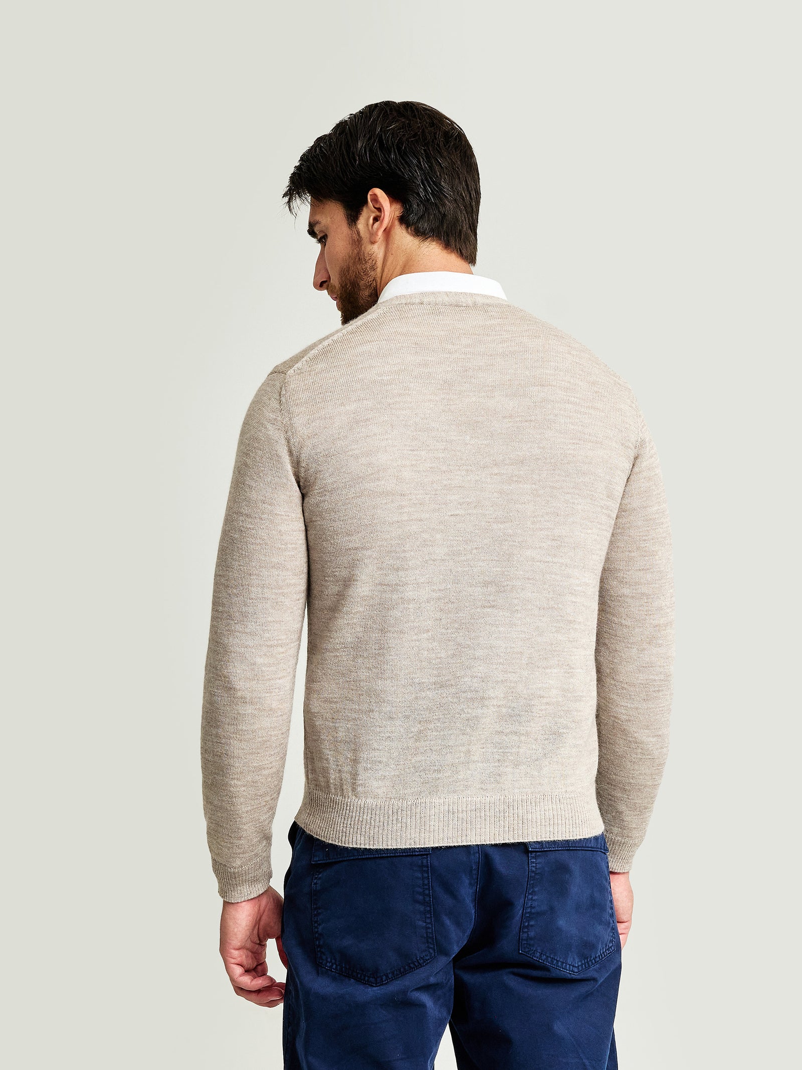 Antony Beige Baby Alpaca Cardigan
