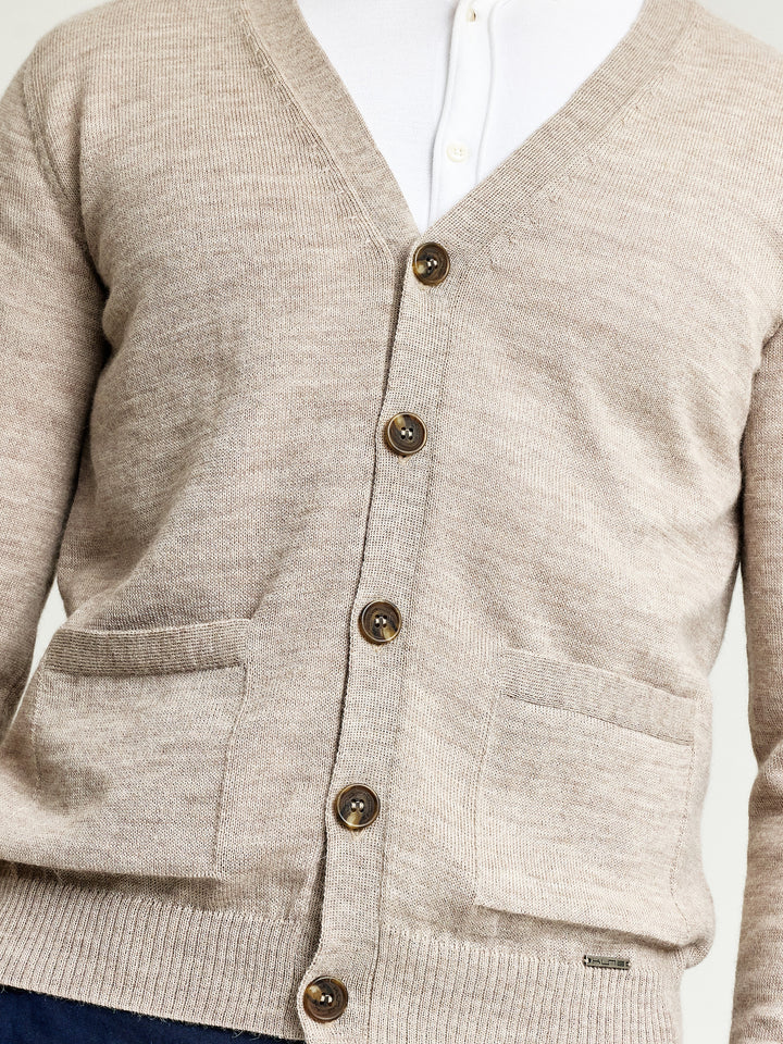 Antony Beige Baby Alpaca Cardigan