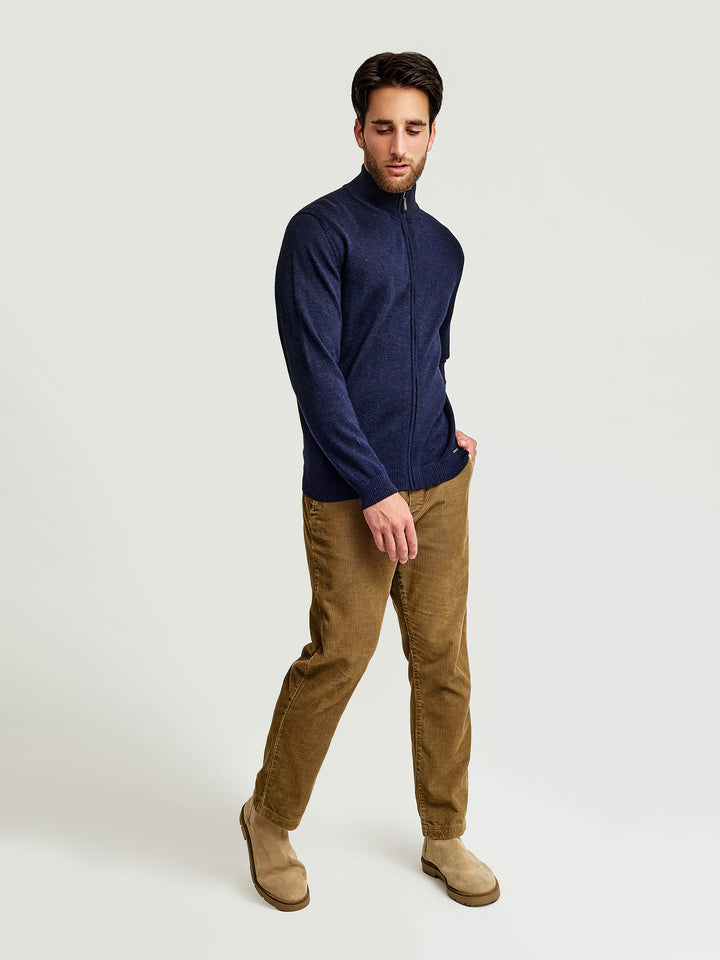 Cárdigan Andreas De Baby Alpaca Color Golondrina