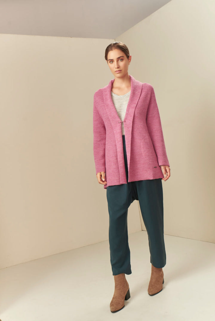 Damask Color Baby Alpaca Uchunku Cardigan