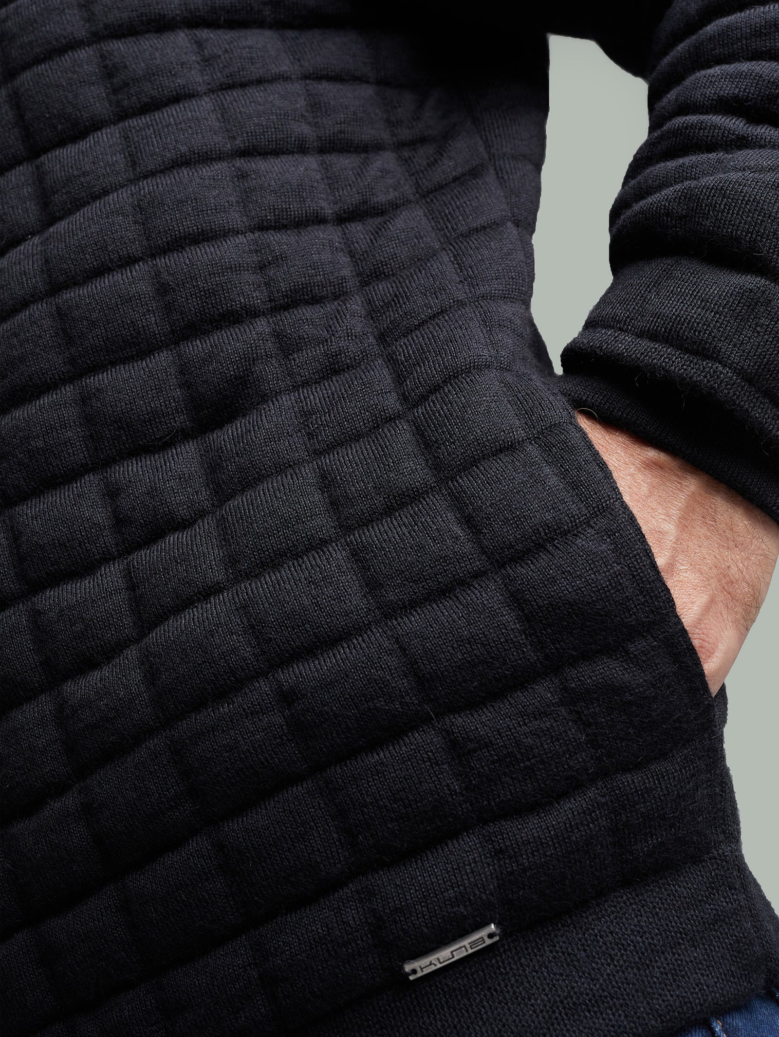Usain Baby Alpaca Cardigan in Black