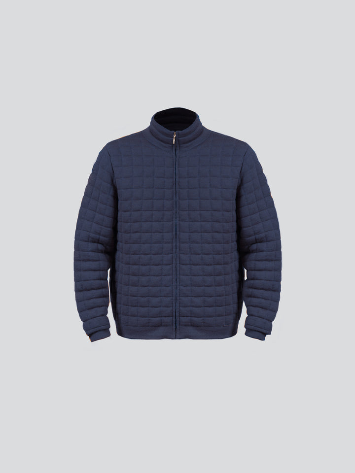 Usain Baby Alpaca Cardigan Blue