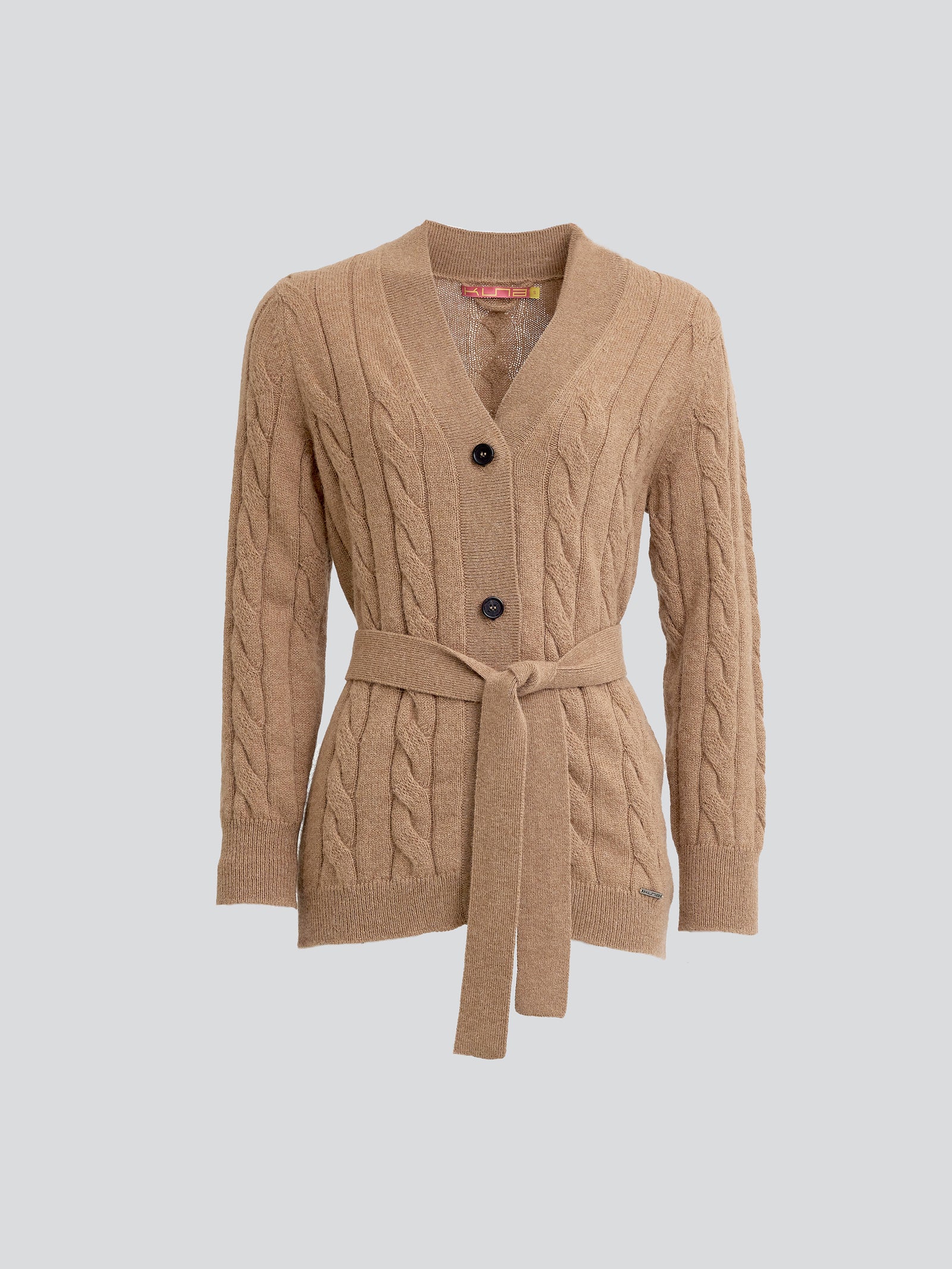 Yessica Baby Alpaca Cardigan Camel Color