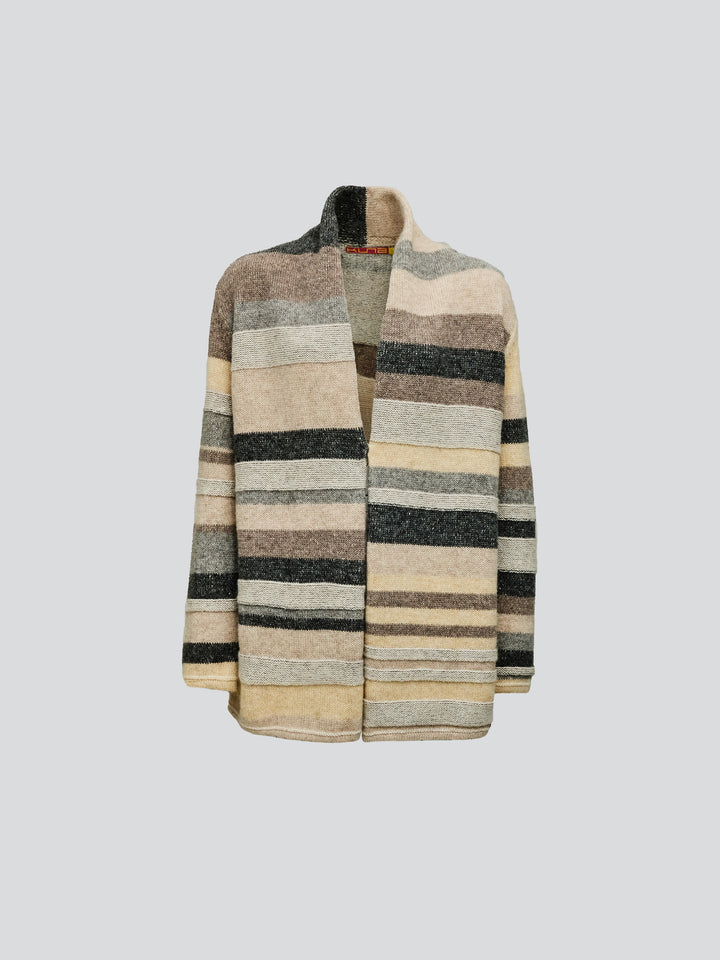 Yesterday Beige Baby Alpaca Cardigan