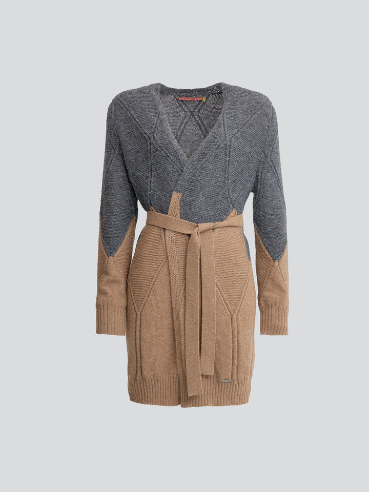 Yelissa Baby Alpaca Cardigan Camel Color
