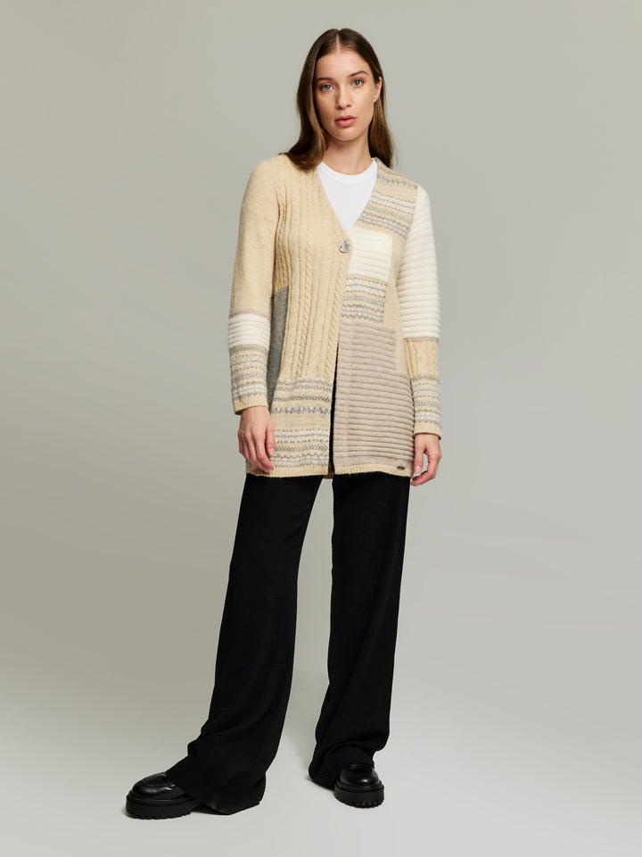 Ysadora Cardigan in Baby Alpaca in Beige
