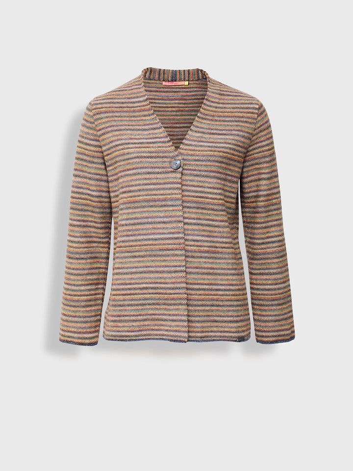 Yudith Baby Alpaca Cardigan in Brown