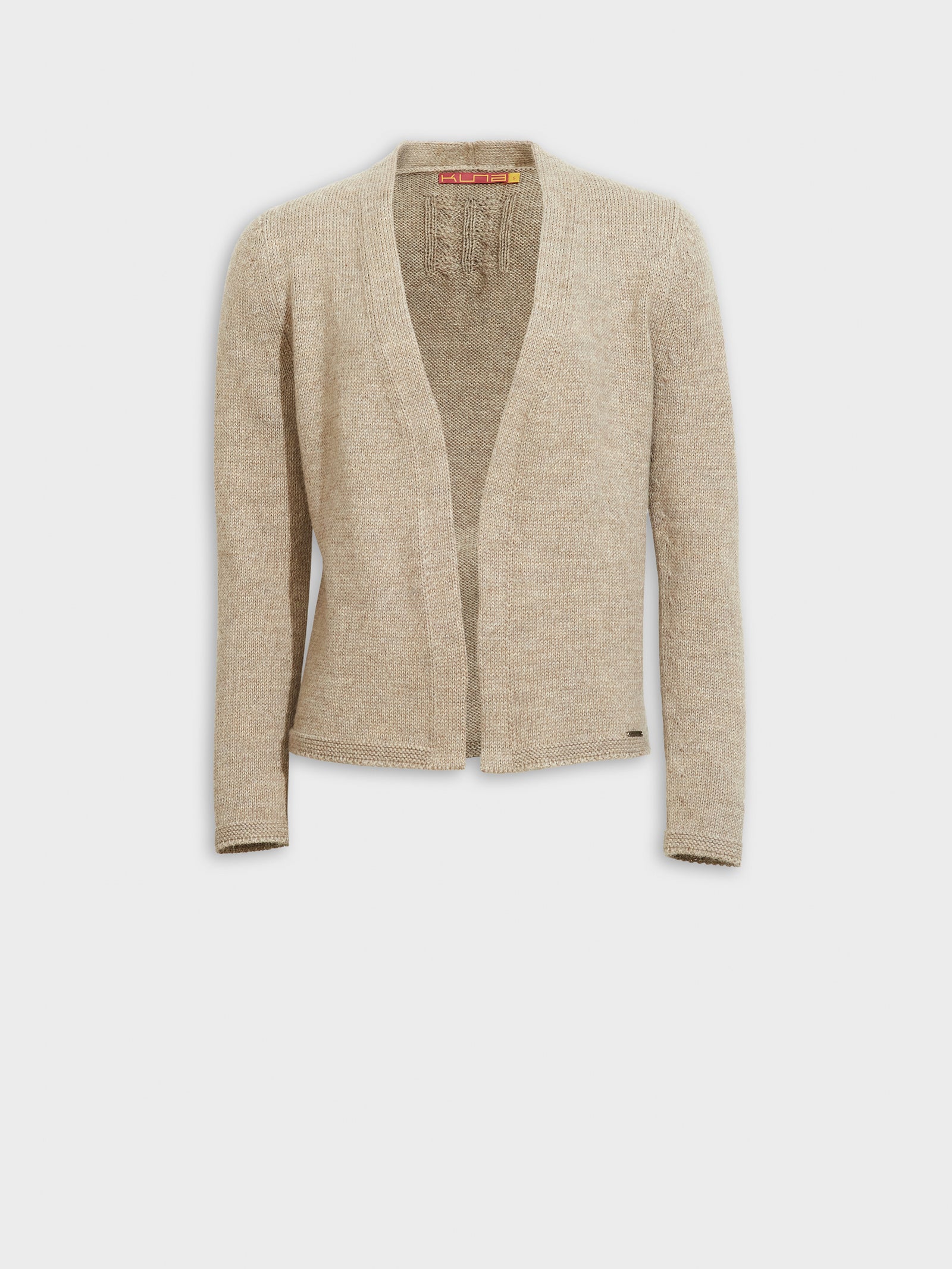 Cárdigan Zafiro De Baby Alpaca Color Beige