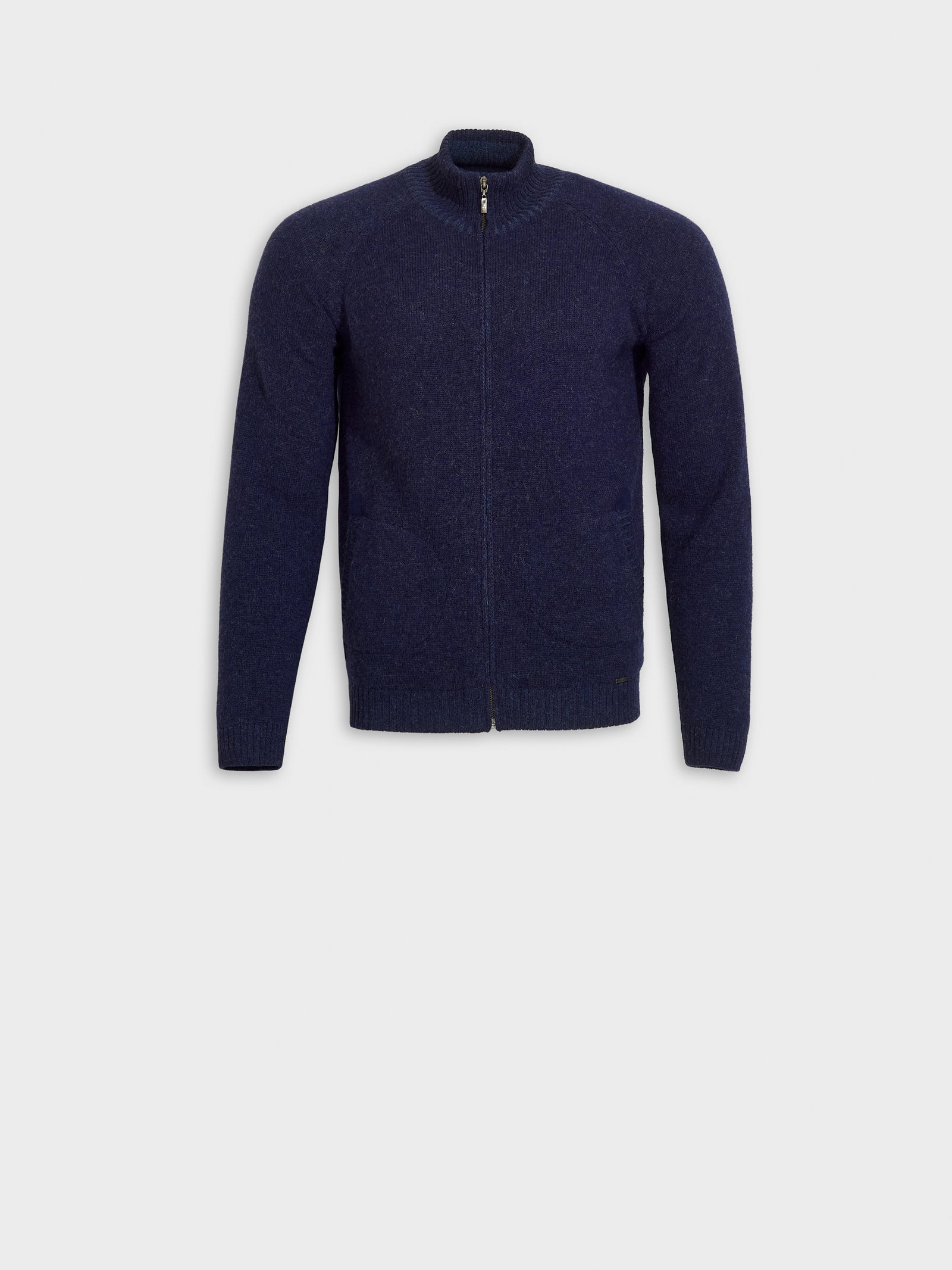 Zerres Baby Alpaca Cardigan in Blue