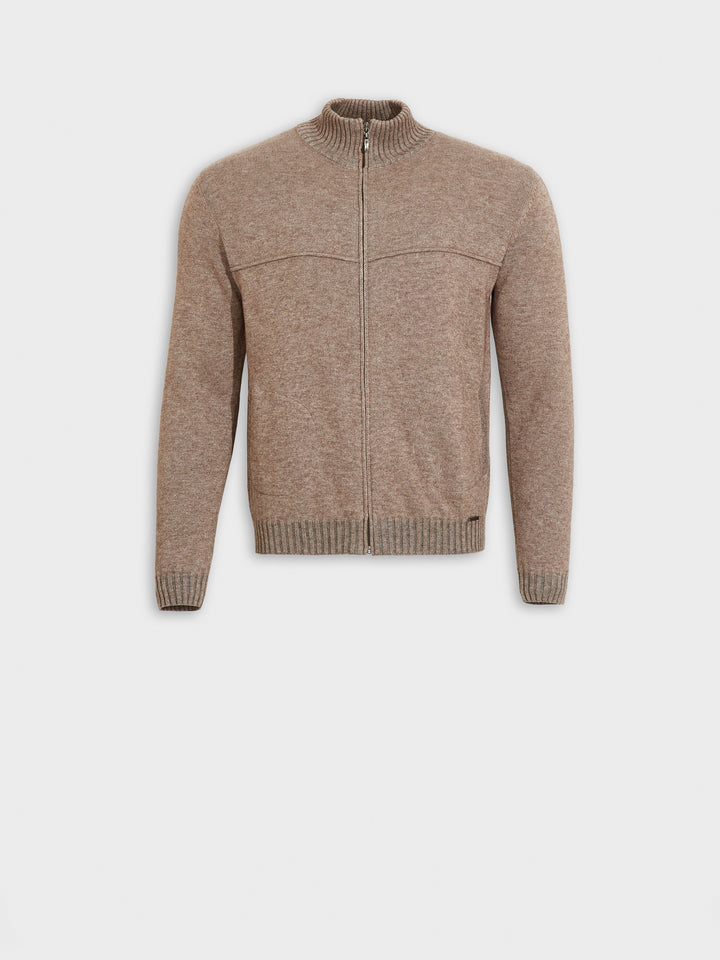 Cárdigan Zucchero De Algodón Color Gris