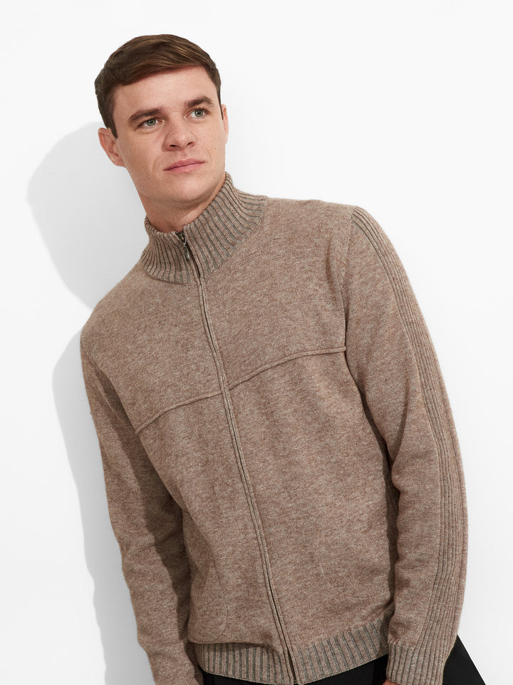 Cárdigan Zucchero De Algodón Color Gris