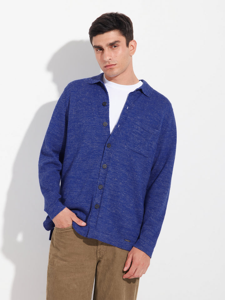 Cárdigan Zepp De Baby Alpaca Color Morado