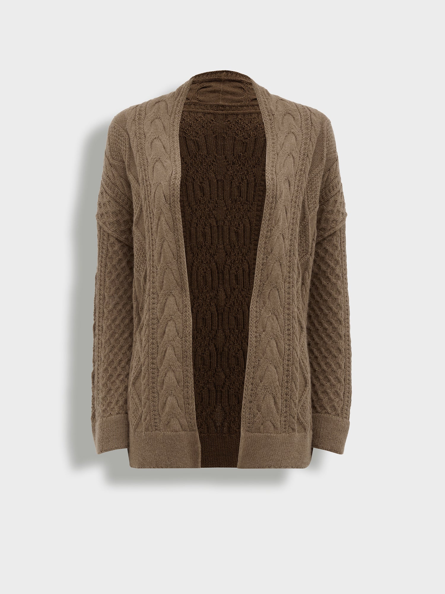 Cárdigan Bertha De Baby Alpaca Color Camel