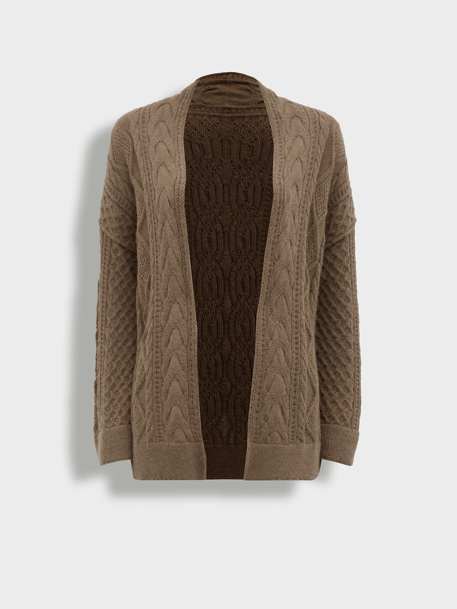 Cárdigan Bertha De Baby Alpaca Color Camel