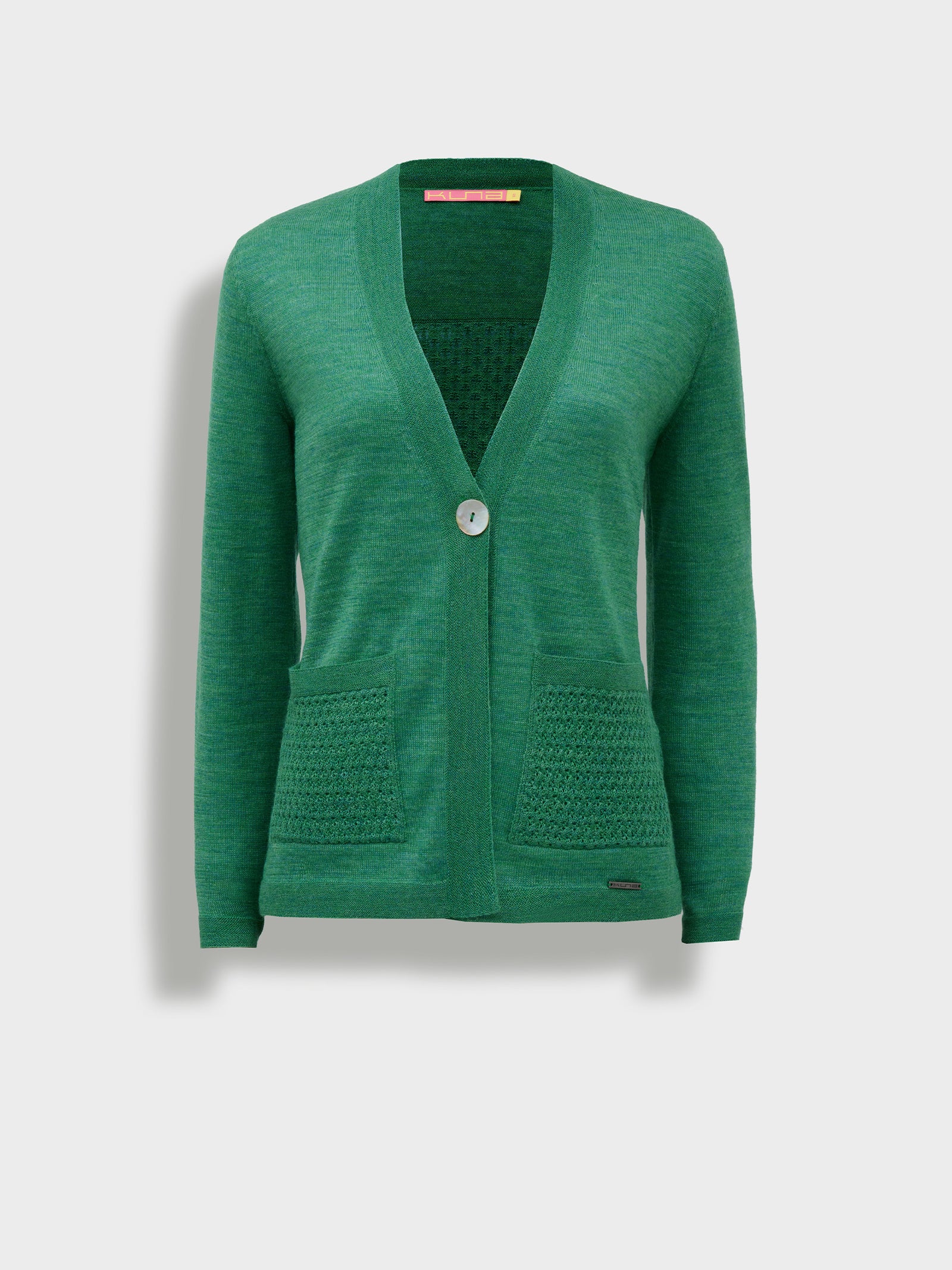 Cárdigan Zanzibar De Baby Alpaca Color Verde