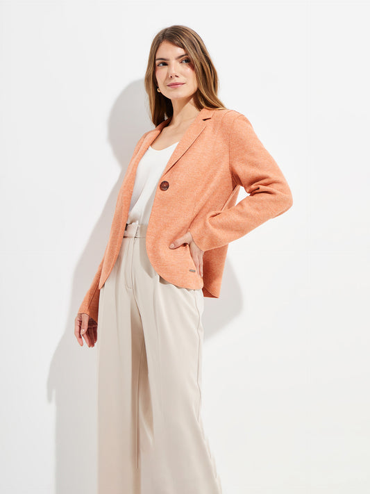 Yzigoing Alpaca and Wool Jacket in Orange