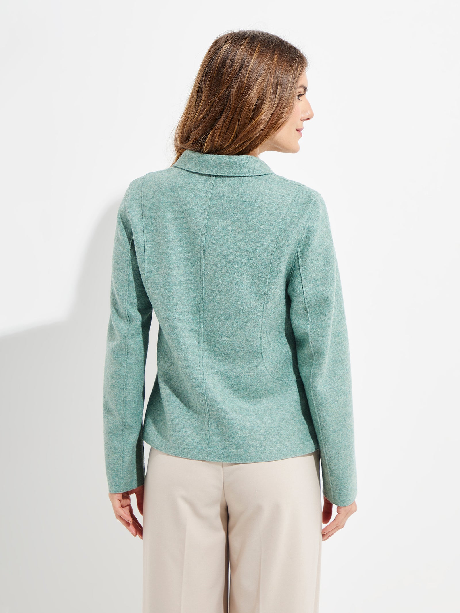 Saco Yzigoing De Alpaca Y Lana Color Verde
