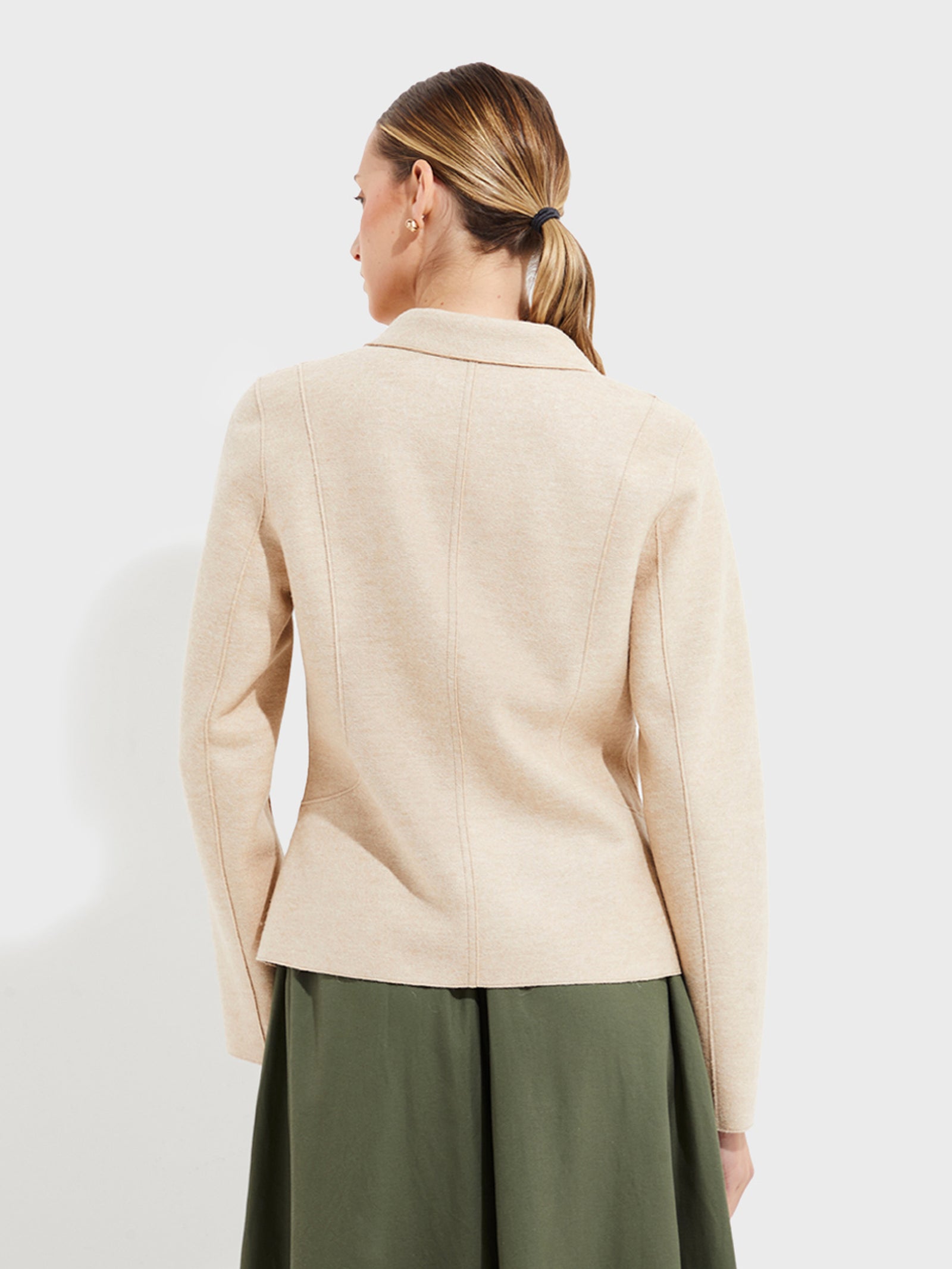 Saco Yzigoing De Alpaca Y Lana Color Beige