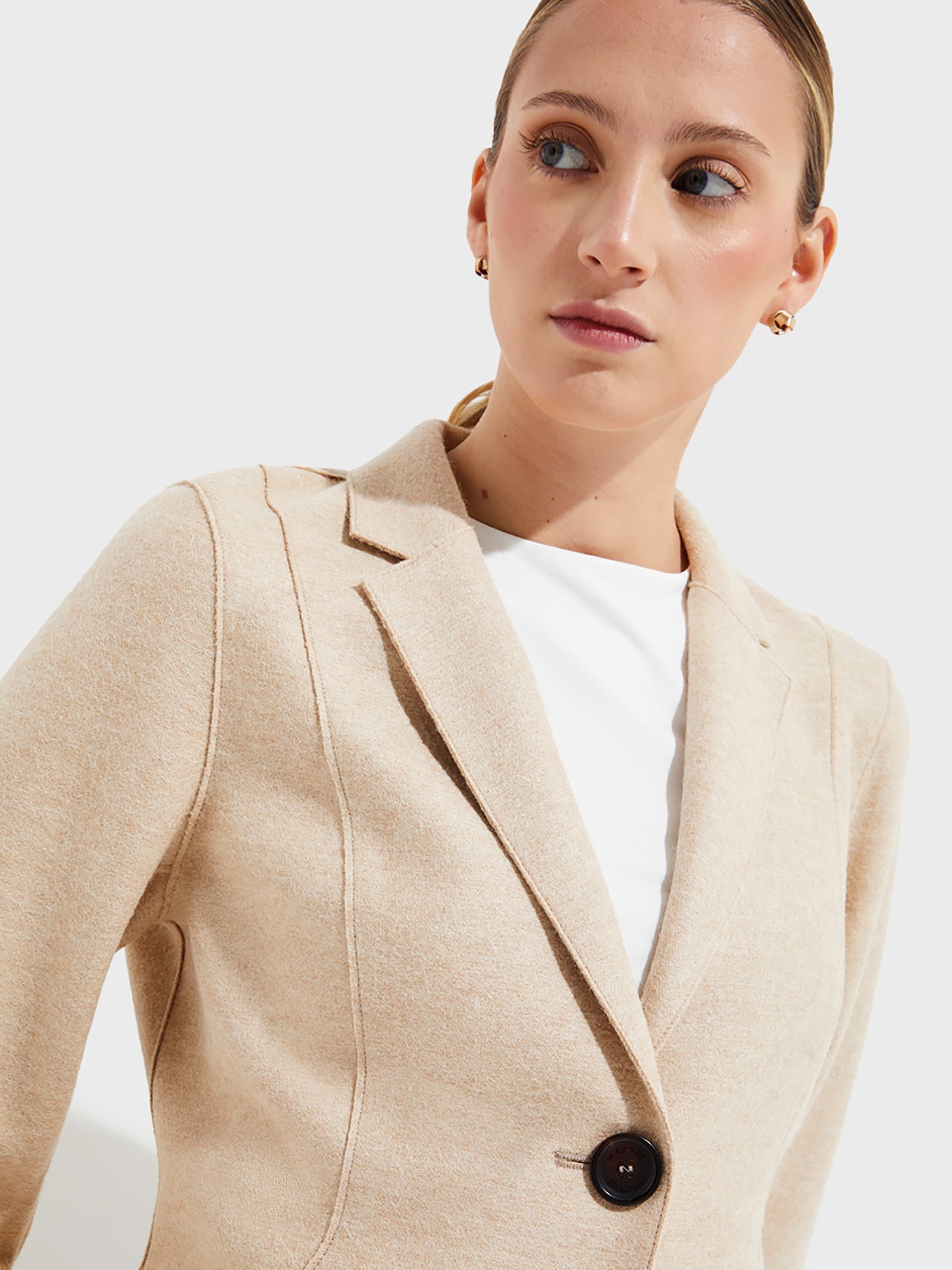Saco Yzigoing De Alpaca Y Lana Color Beige
