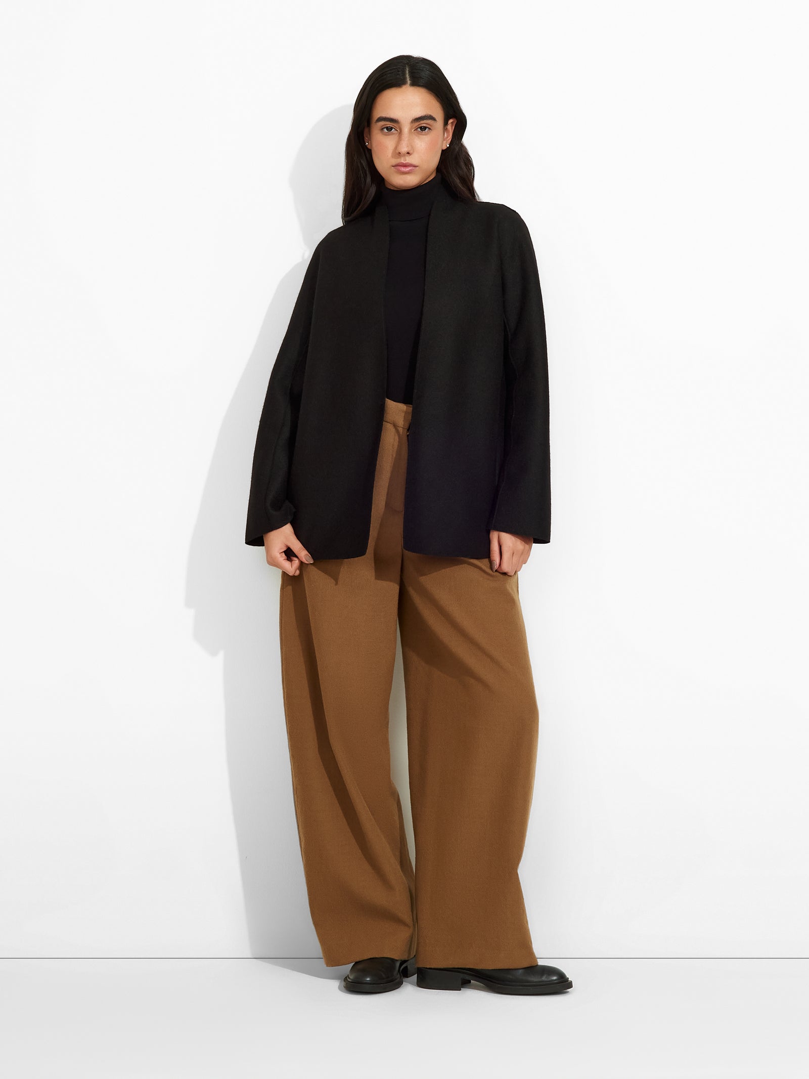 Black Zadig Alpaca Jacket