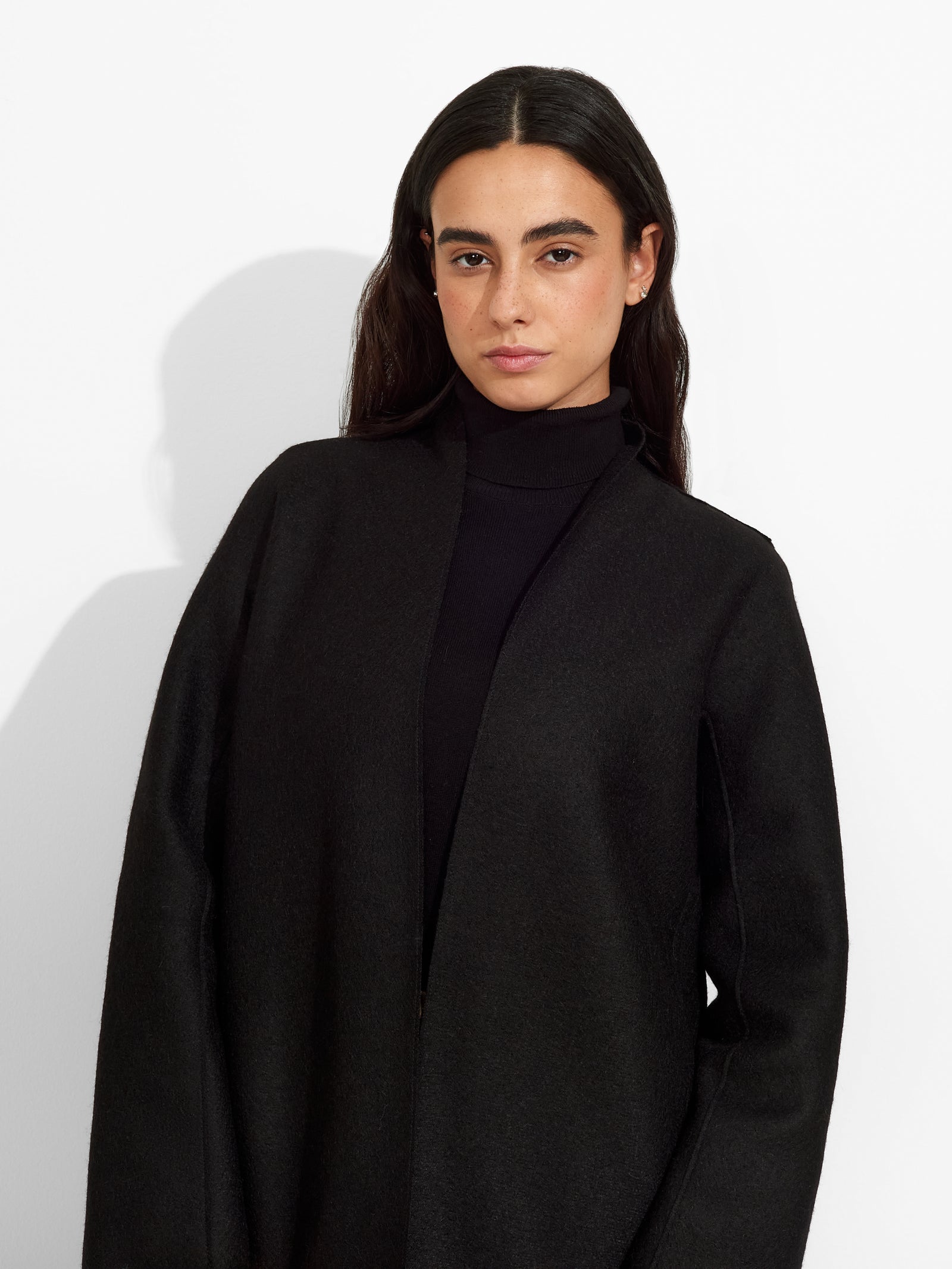Black Zadig Alpaca Jacket
