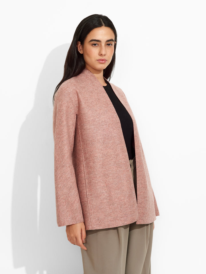 Saco Zadig De Alpaca Color Rosado