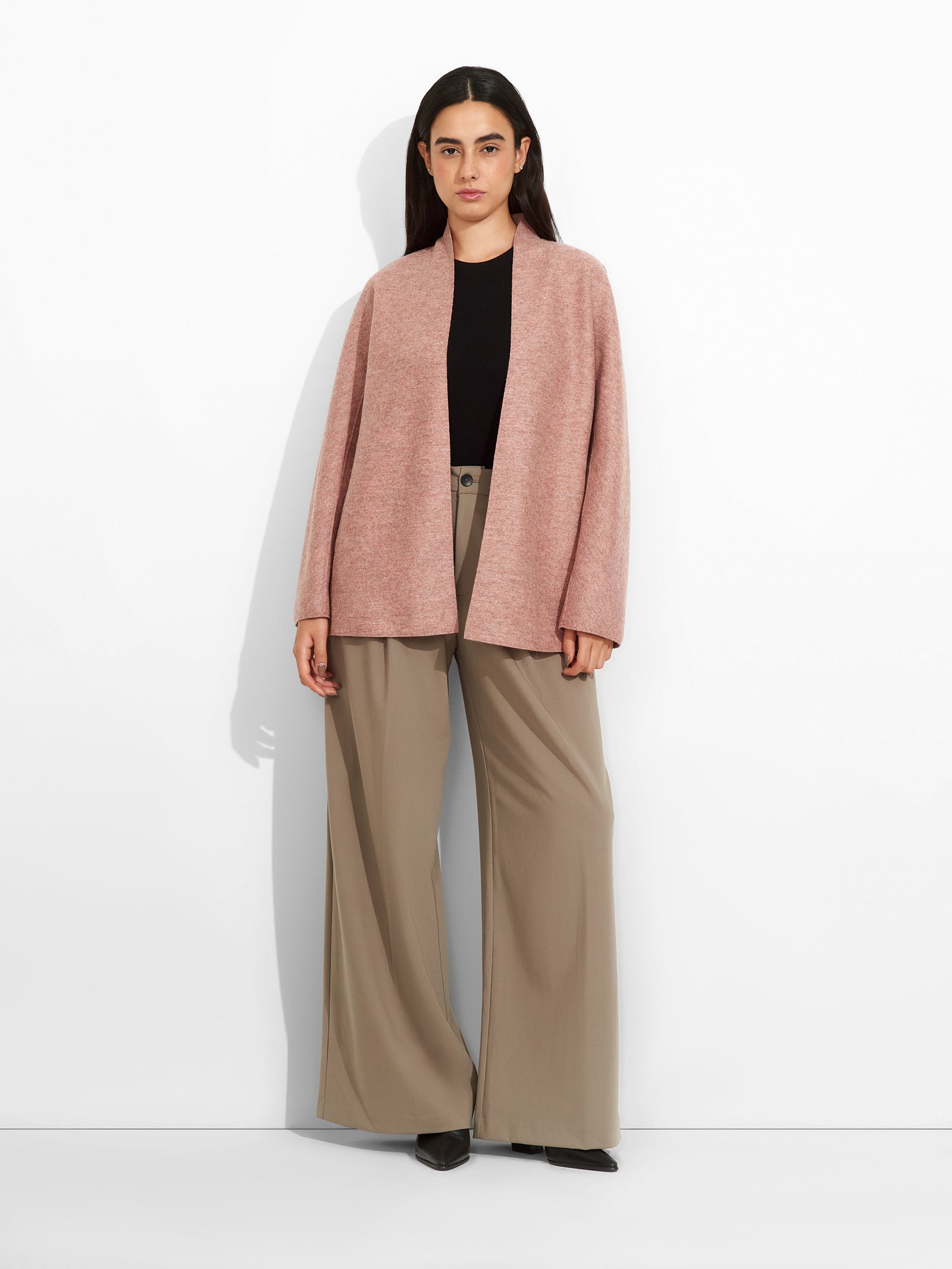 Saco Zadig De Alpaca Color Rosado