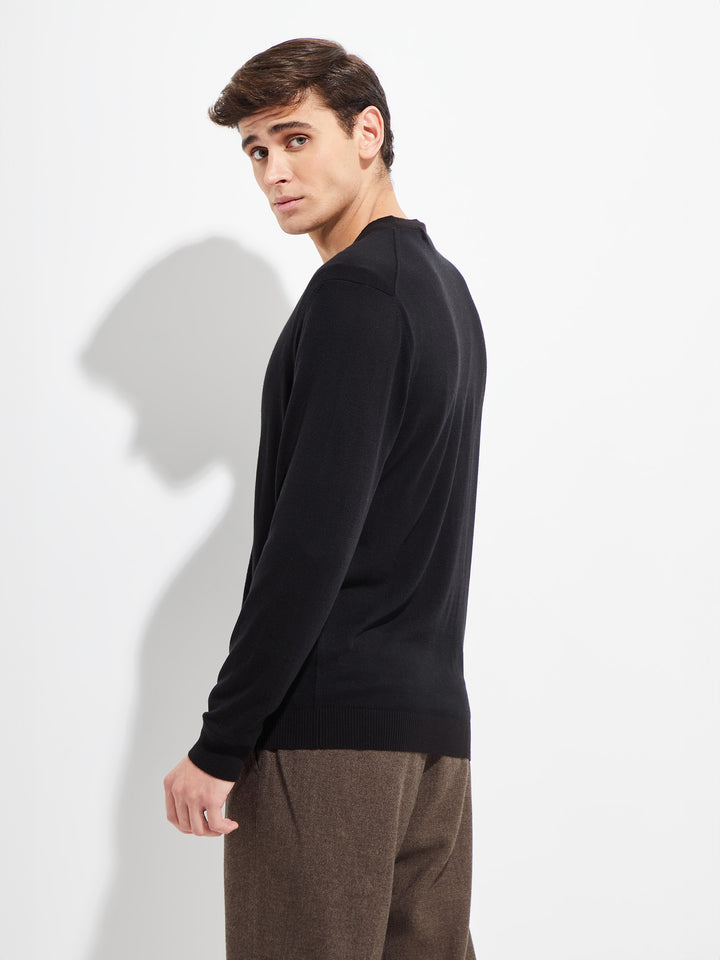 Cárdigan Bernard De Vicuña Color Negro