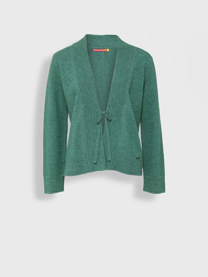 Green Cotton Yalika Cardigan