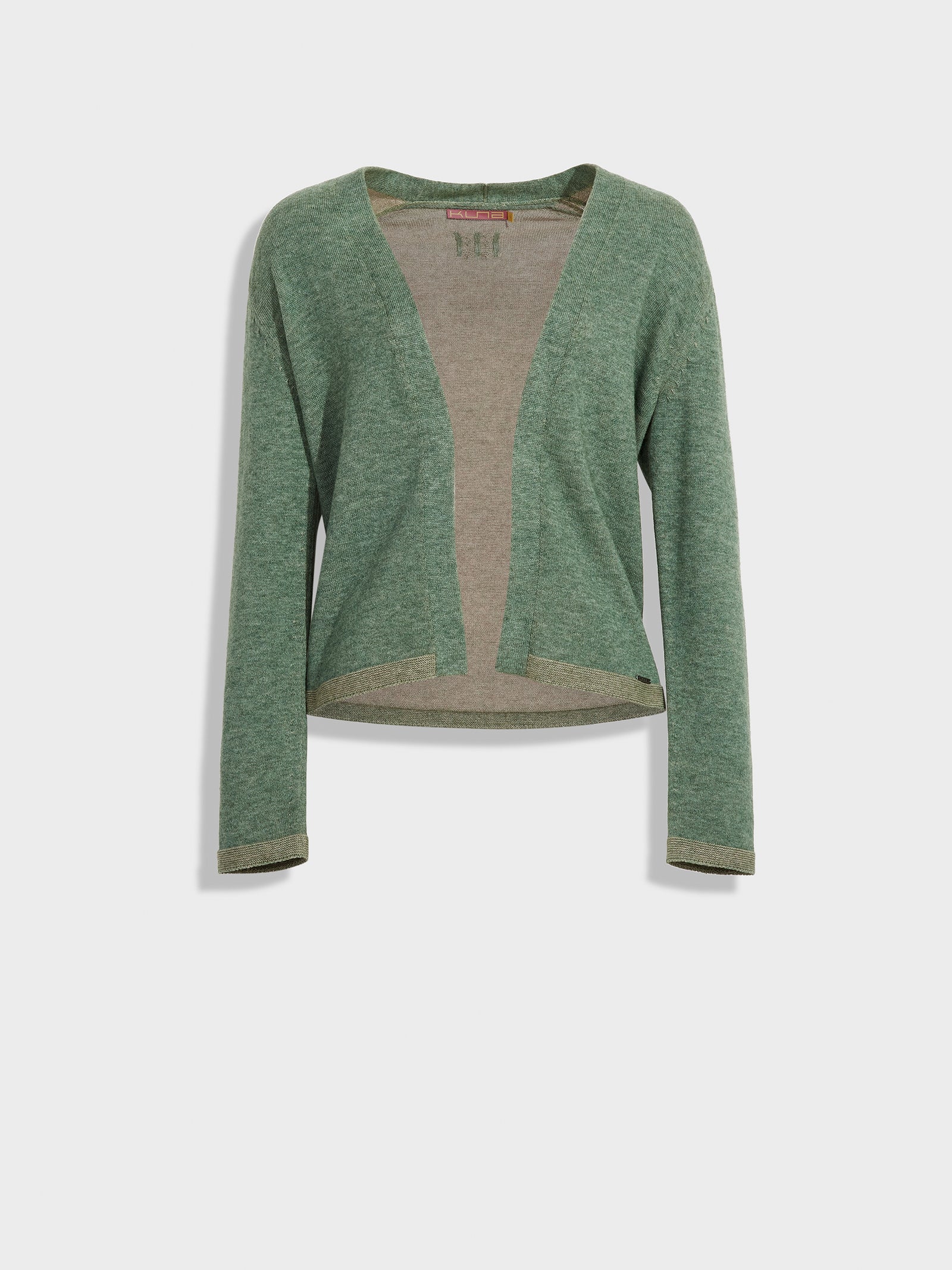 Zoraya Green Cotton Cardigan