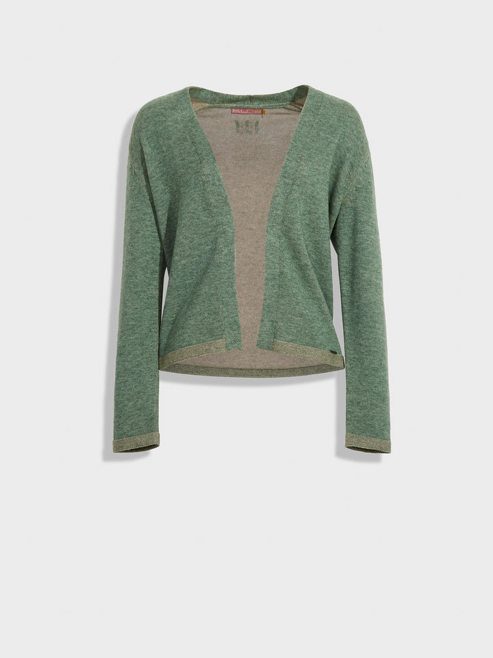 Zoraya Green Cotton Cardigan