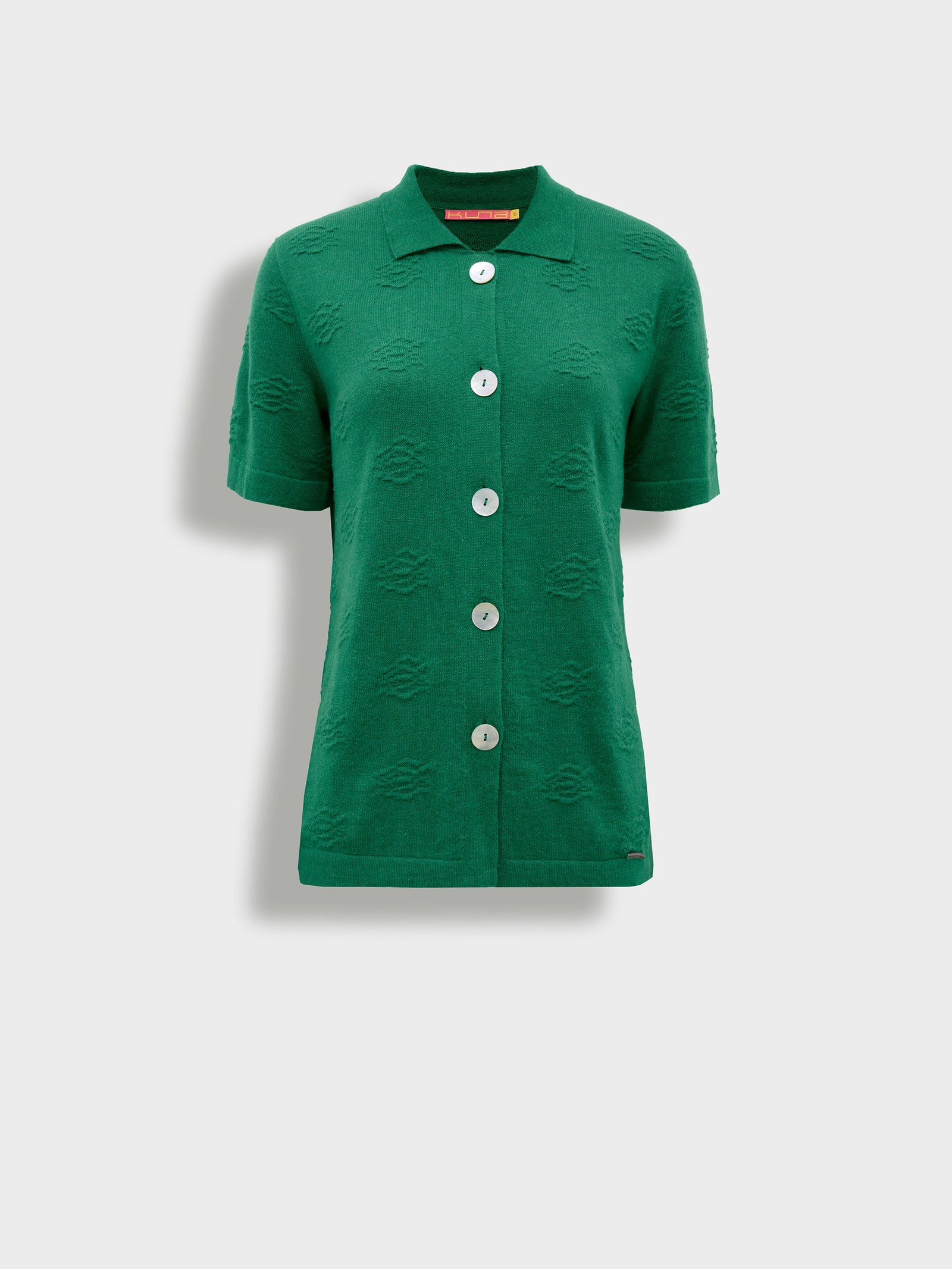 Blusa Zabeth De Algodón Color Verde