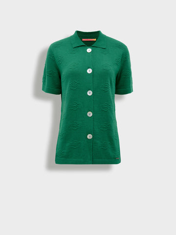 Blusa Zabeth De Algodon Color Verde