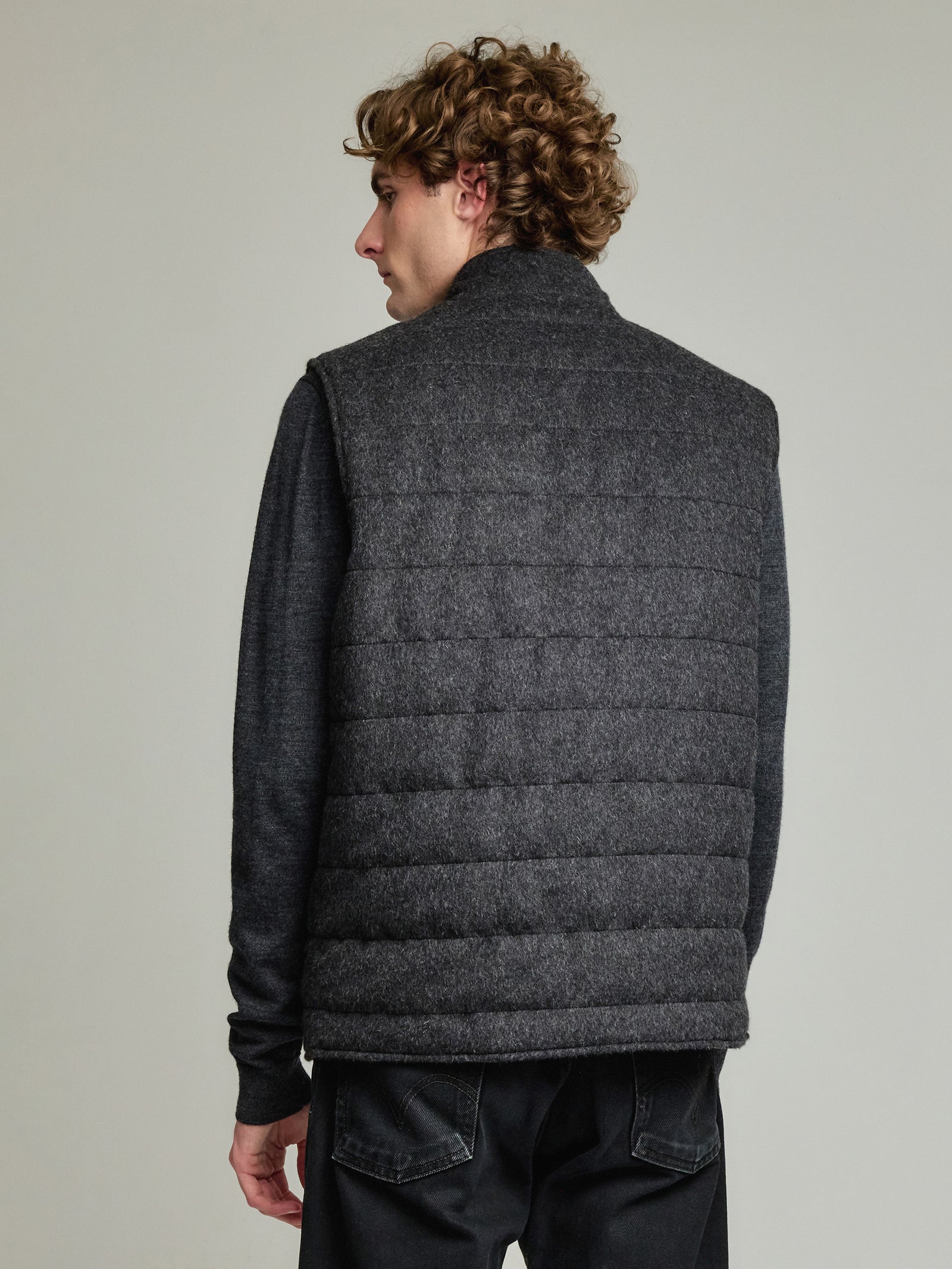 Yulian Baby Alpaca Vest Camel Color