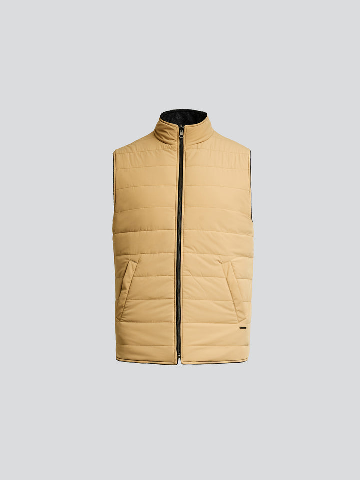 Yulian Baby Alpaca Vest Camel Color