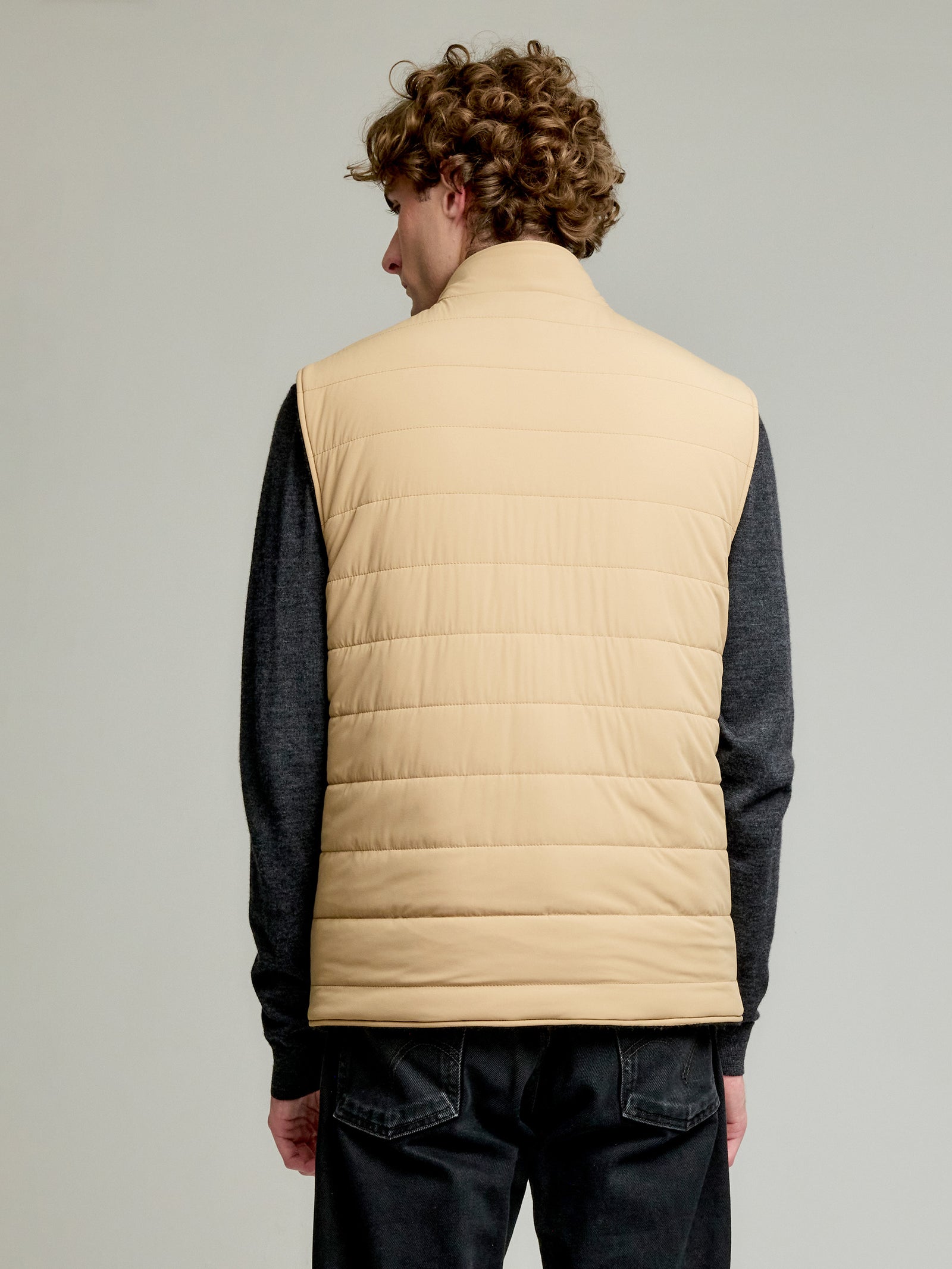 Yulian Baby Alpaca Vest Camel Color