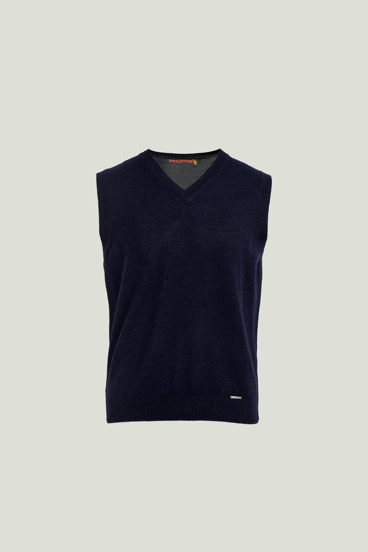 Chaleco Abel De Baby Alpaca Color Golondrina