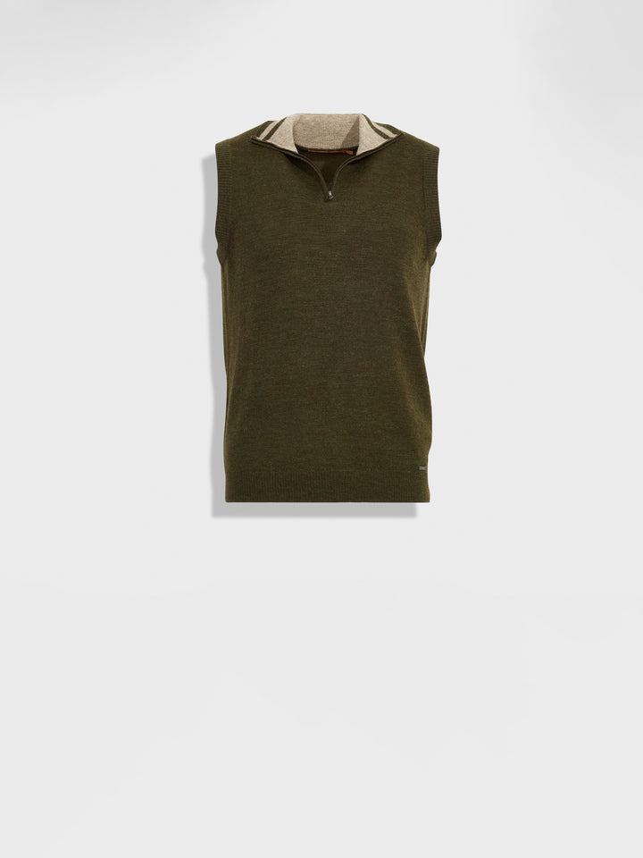 Chaleco Zenith De Baby Alpaca Color Verde