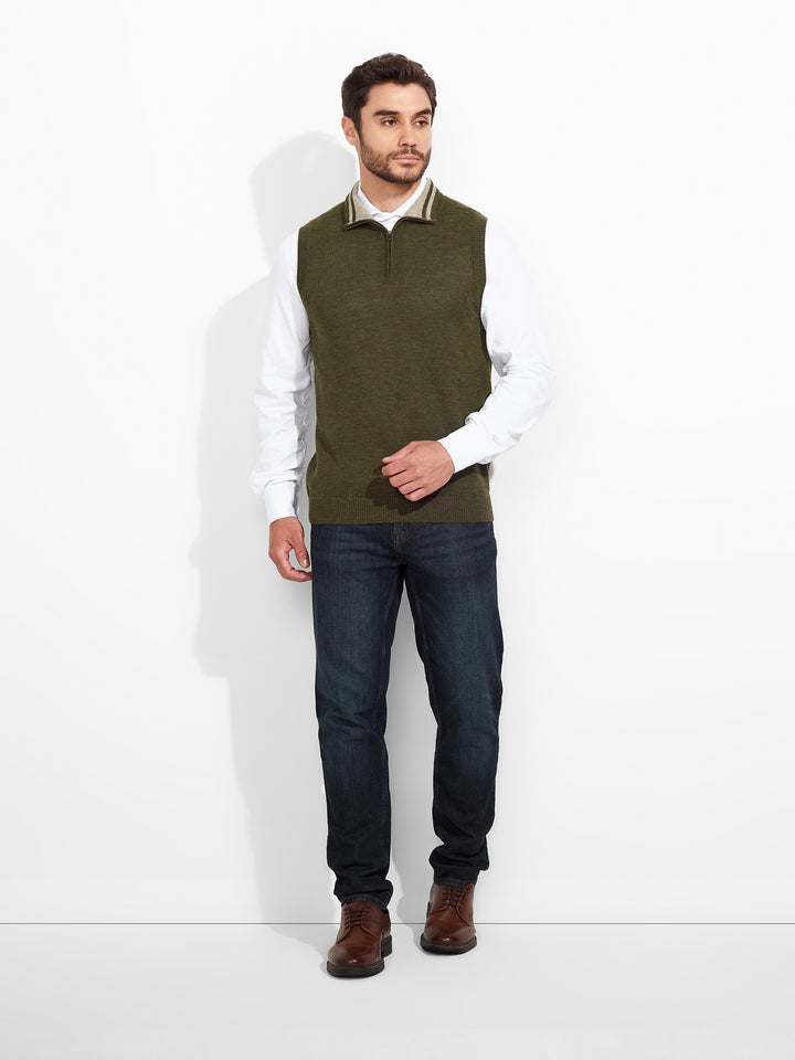 Chaleco Zenith De Baby Alpaca Color Verde