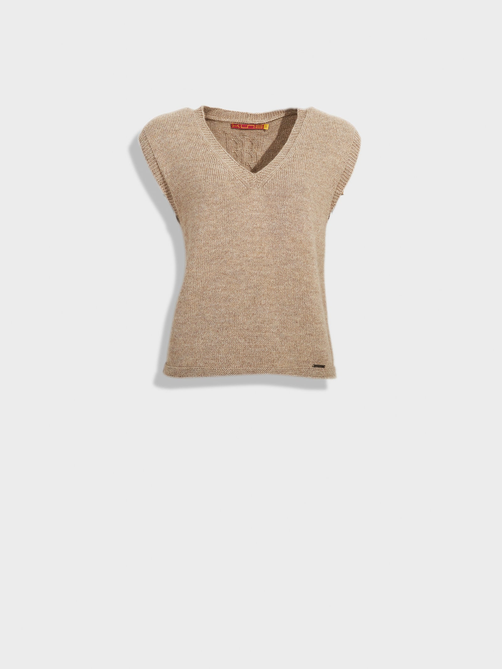 Chaleco Zafiro De Baby Alpaca Color Beige