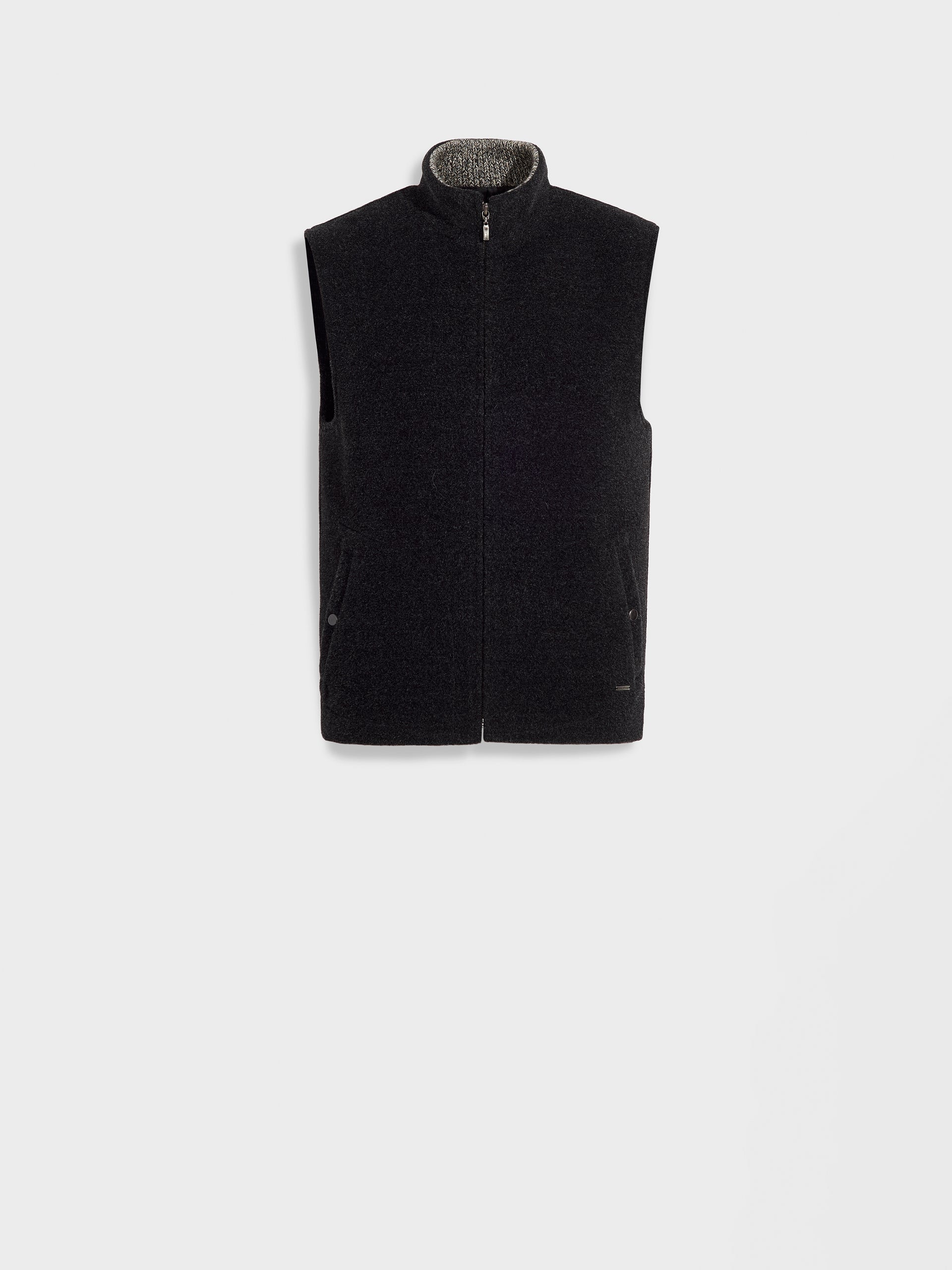 Zunkle Gray Wool Vest – KUNA | Perú