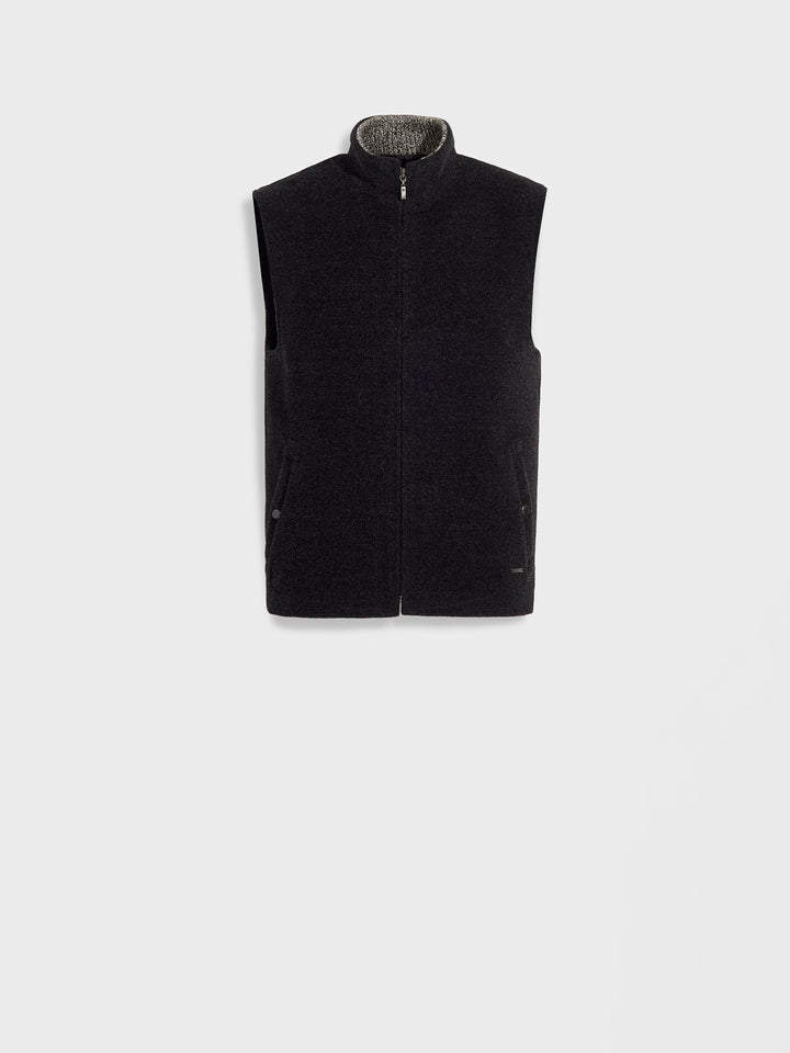 Chaleco Zunkle De Lana Color Gris