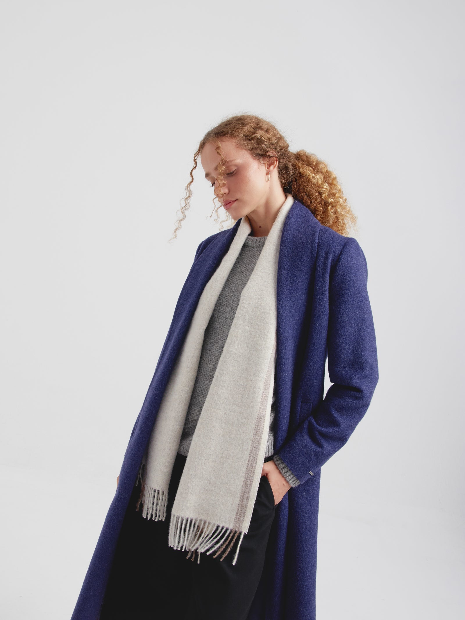 Chalina Ravenna De Baby Alpaca Color Gris